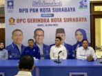 Pertemuan PAN dan Gerindra untuk Konsolidasi Menangkan Prabowo-Gibran di Surabaya