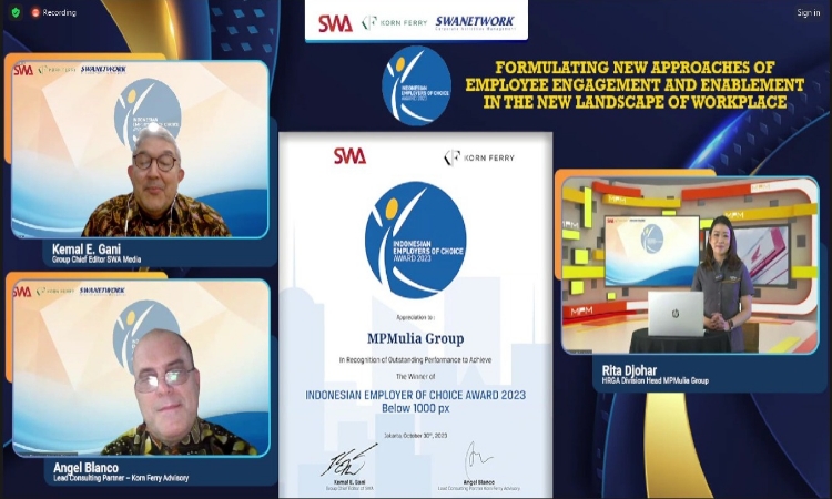 MPM Honda Jatim Meraih Penghargaan Indonesian Employers of Choice Award 2023