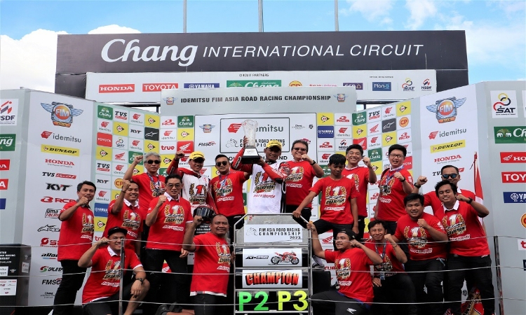 Rheza brings CBR250RR to victory in AP250, Astra Honda’s rider dominates Asian races