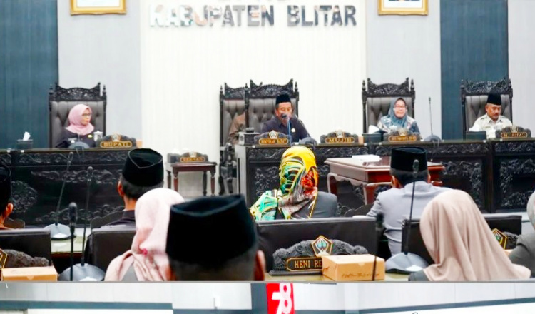 Rapat Paripurna DPRD Kabupaten Blitar Membahas Rencana APBD Tahun 2024