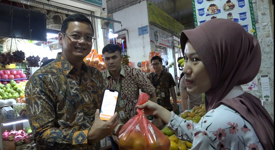 BSI Mendorong Digitalisasi Pembayaran di Pasar Gede