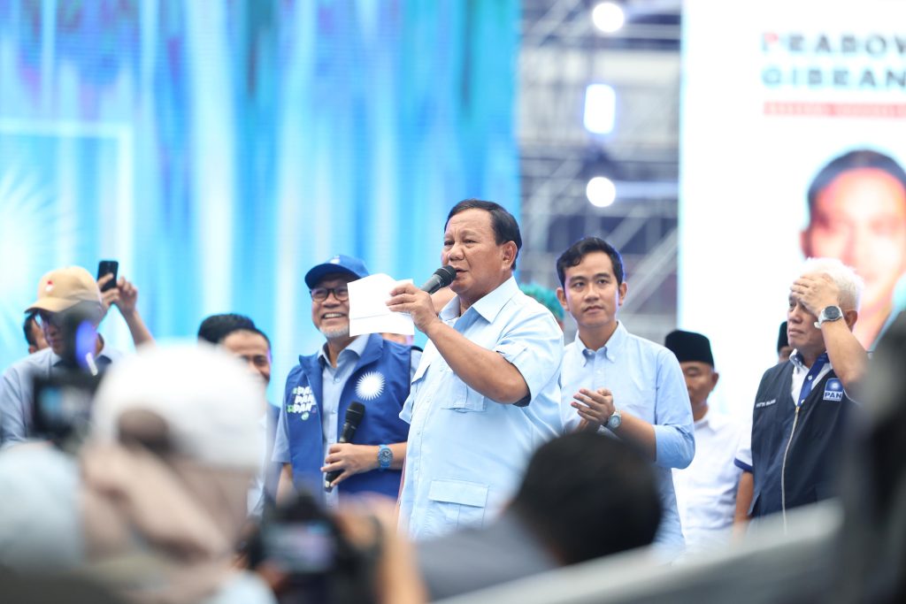 Prabowo Subianto Ajak Ribuan Warga di Bandung Berdoa untuk Palestina Menyambut Isra Mi’raj