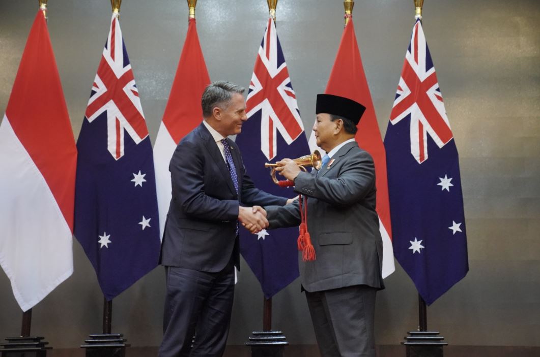 Prabowo Subianto Berdiskusi dengan Wakil PM Australia Mengenai Kerja Sama Pertahanan