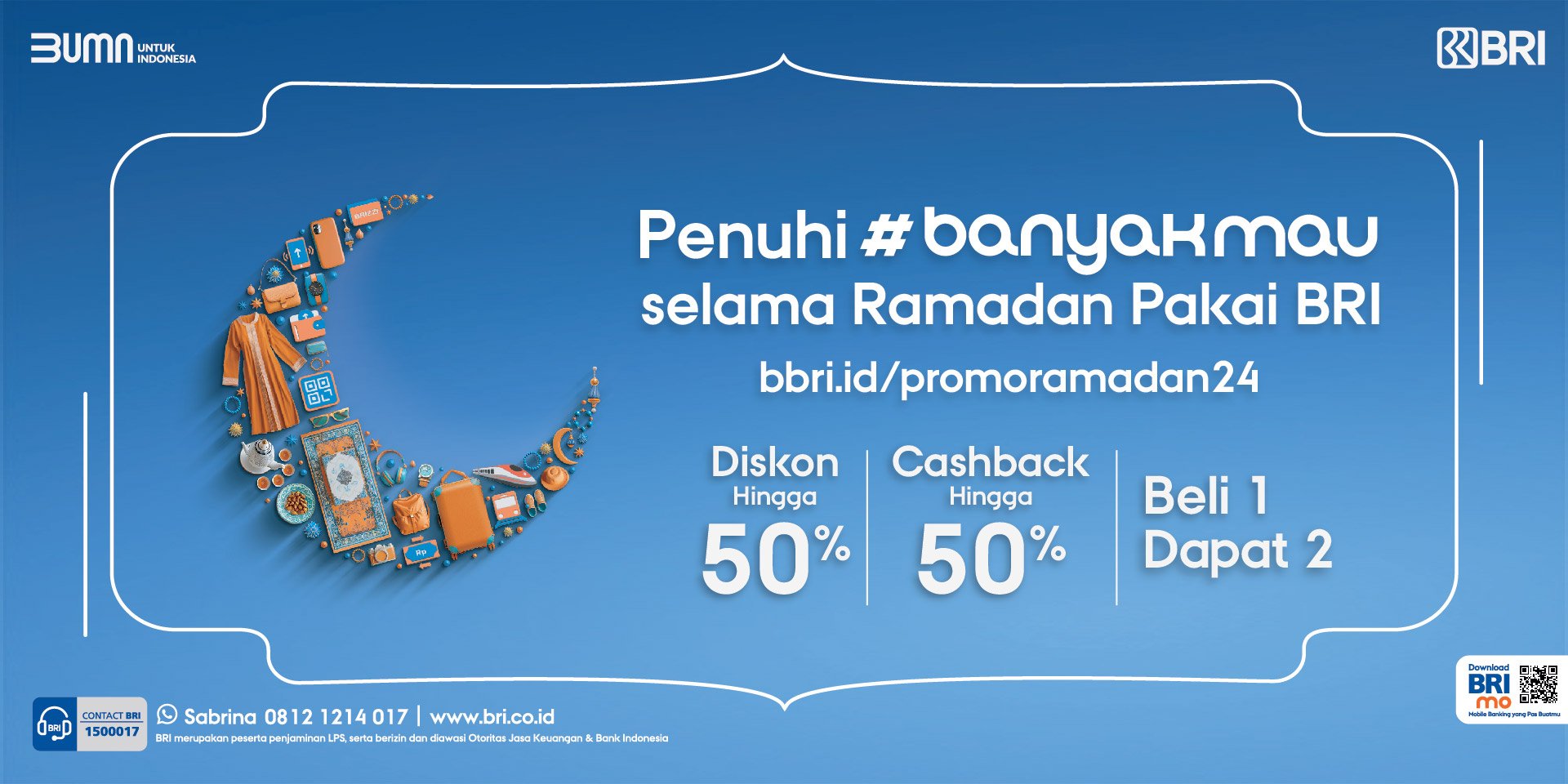 Puluhan Merchant Ternama Bergabung dalam Promo Ramadhan 1445 H Bersama BRI