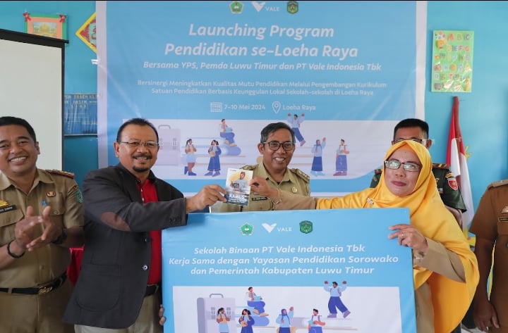 PT Vale Meluncurkan Program Pengembangan Kualitas Pendidikan untuk Meningkatkan SDM di Loeha Raya