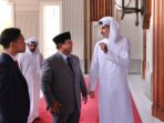 Meeting Between Prabowo Subianto and Gibran Rakabuming Raka with Emir of Qatar and Qatar PM, Focusing on Cooperation and Gaza Situation