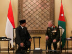 Prabowo Subianto meets King Abdullah II, conveyed greetings from Jokowi and receives congratulations