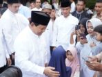 Prabowo Subianto Bertemu Warga Hambalang Bogor saat Iduladha 1445 H