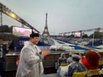 Prabowo Subianto Menghadiri Pembukaan Olimpiade Paris 2024, Memberikan Semangat dan Melambaikan Tangan kepada Kontingen Indonesia