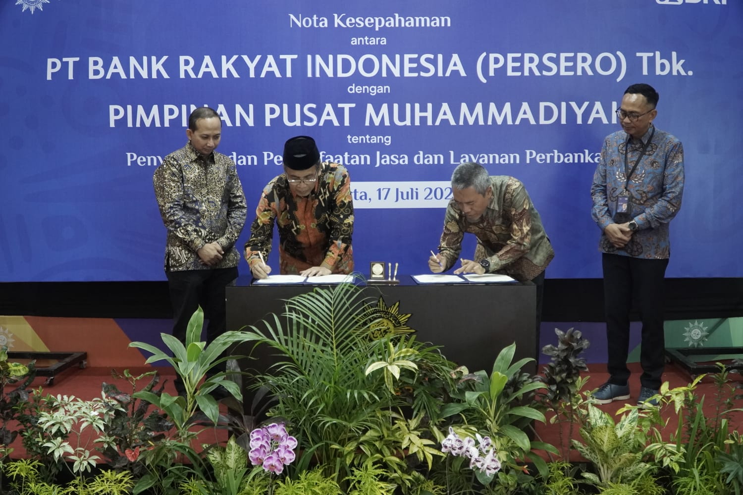 BRI Memfasilitasi Jasa dan Layanan Perbankan untuk Muhammadiyah melalui Sinergi yang Kuat