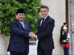 Prabowo Subianto receives warm welcome from Macron at the Élysée Palace with Honor Guard