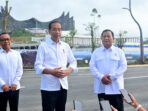 President Jokowi and Defense Minister Prabowo Subianto Review Progress of IKN Development on Monday Morning