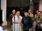 PPP Chairman Meets with Prabowo Subianto, Pledges Support for Prabowo-Gibran Administration