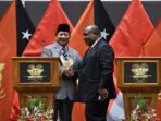 Prabowo Subianto dan PM Papua Nugini Duduk Bersama, Bahas Kemitraan Bilateral