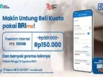 Dapatkan Promo Menarik di Akhir Bulan dengan Membeli Pulsa/Paket Data melalui Mobile Banking BRImo!