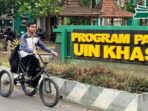 Perjuangan Feri, Mahasiswa dengan Cerebral Palsy: Setiap Hari Bersepeda Menuju Kampus, Menempuh Jarak 2 Kilometer