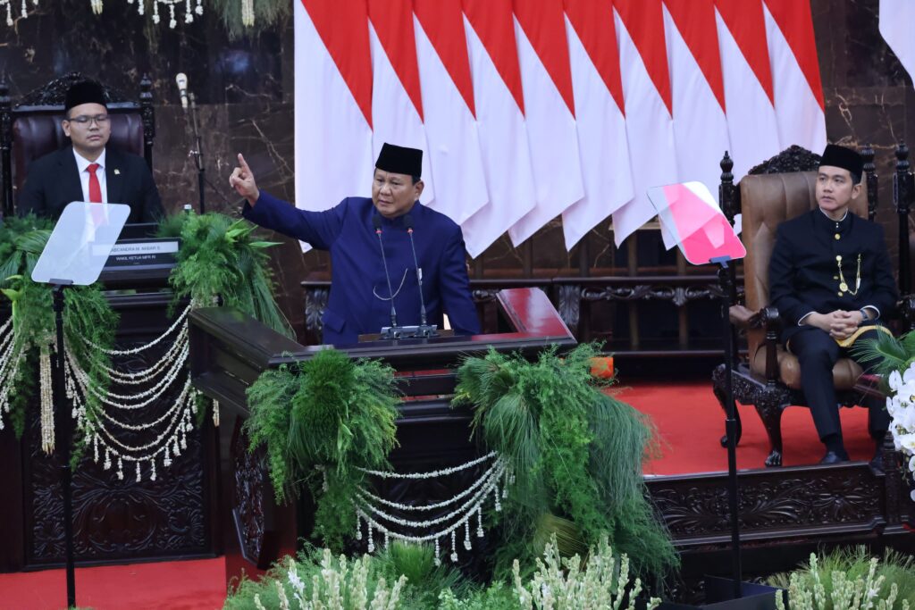 People’s Consultative Assembly (MPR) Plenary Session for the Inauguration of President and Vice President-Elect 2024-2029 Term at Nusantara Building, Senayan, Jakarta