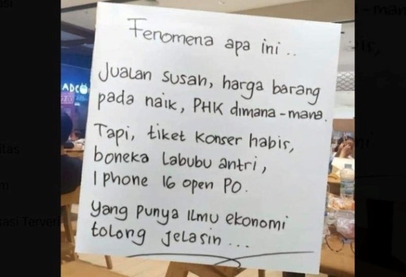 Mencari Pekerjaan Sulit Sementara Tiket Konser Selalu Sold Out dan Pembeli Boneka Labubu Antre, Fenomena Bloom Spending?