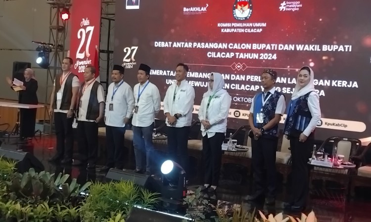 Syamsul-Ammy Janjikan 1.000 Lapangan Kerja dalam Debat Perdana menjelang Pilkada Cilacap