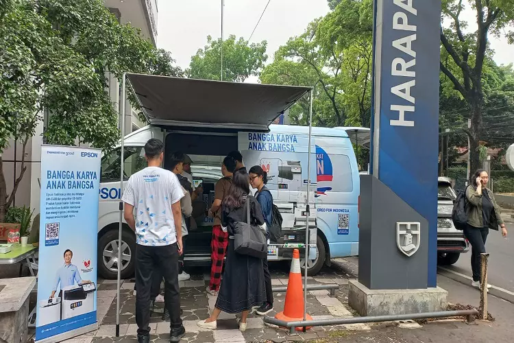 Promosi Pendidikan Lingkungan Melalui Printer Caravan Epson dengan Kemampuan Bergerak Terbatas